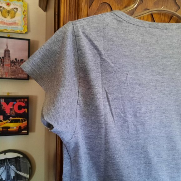 🌟FREE with purchase🌟Funny Career/Work Message Cotton Tee - Gray, Size S - Picture 9 of 16